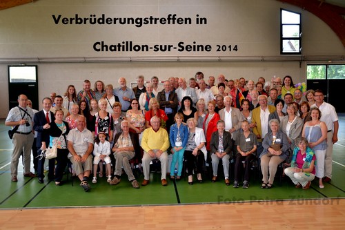 Bild vergrößern: Ratzeburger Teilnehmer mit ihren Gastgebern