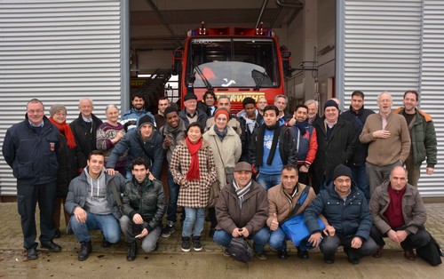 Bild vergrößern: Teilnehmer des STAFF-Kurses besuchten die Freiwillige Feuerwehr Ratzeburg Foto: Christian Nimtz