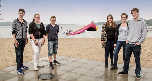 Bild vergrößern: Eine Wasserrutsche soll nach Wunsch des Ratzeburger Jugendbeirates die Seebadestelle