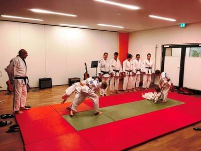 Judo-Präsentation der jüngsten Judoka von To-Judo-Kan Ratzeburg e.V. in den Räumlichkeiten der Jugendherberge Ratzeburg
