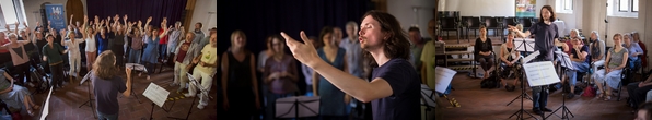 Bild vergrößern: Nathaniel Damon vom Hamburger Weltmusik-Chor wird den offenen Chorworkshop für Mitmenschlichkeit und Respekt leiten