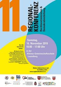 Bild vergrößern: 11. Regionalkonferenz Rechtsextremismus & Demokratiestärkung am 16.11.2019 in Lauenburg