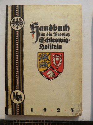 Bild vergrößern: Handbuch für die Provinz Schleswig-Holstein