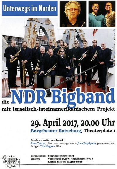 Jazz-Konzert mit der NDR Bigband am 29. April 2017 