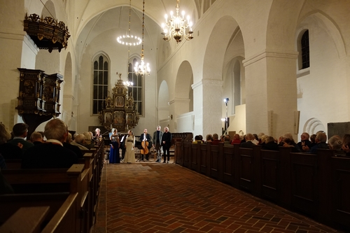 Bild vergrößern: Aufführung der Oper Grænsemageren in der Skt. Catharinae Kirche