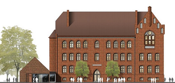 Bild vergrößern: Wird so die Ernst-Barlach-Schule nach ihrer Modernisierung und Instandsetzung aussehen?