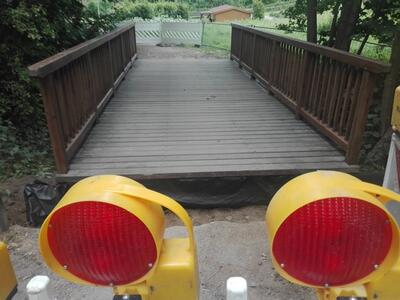 Sanierung der Brücke am Rundweg "Kleiner Küchensee" ist abgeschlossen