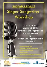 Bild vergrößern: Singer-Songwriter Workshop
