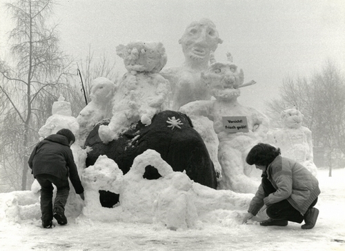 Bild vergrößern: Archivale 02/2023 - Fotos aus dem Nachlass von Hans-Jürgen Wohlfahrt: Winterbilder
