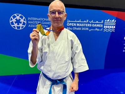 Ratzeburger Karateka gl&auml;nzt bei den 'Open Masters Games' Abu Dhabi 2026